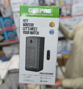 Main ALT: Geepas GRH28596P Digital PTC Ceramic Blower Heater 2400W 