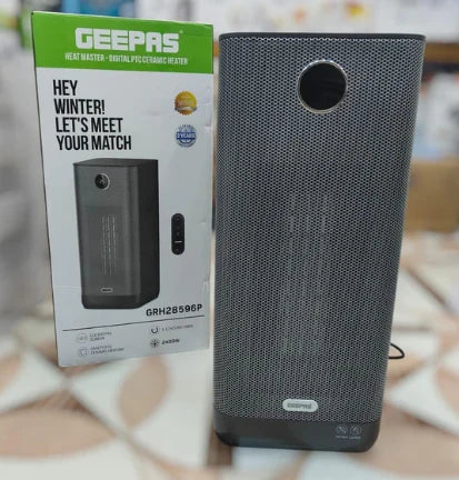 Main ALT: Geepas GRH28596P Digital PTC Ceramic Blower Heater 2400W With Remote Control