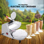 Electric Ice Crusher & Ice Shaver Machine | Stainless Steel Snow Cone Maker for Home & Commercial Use