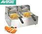 AVINAS Commercial 14 Liter Electric Deep Fryer, French Fries Making Machine