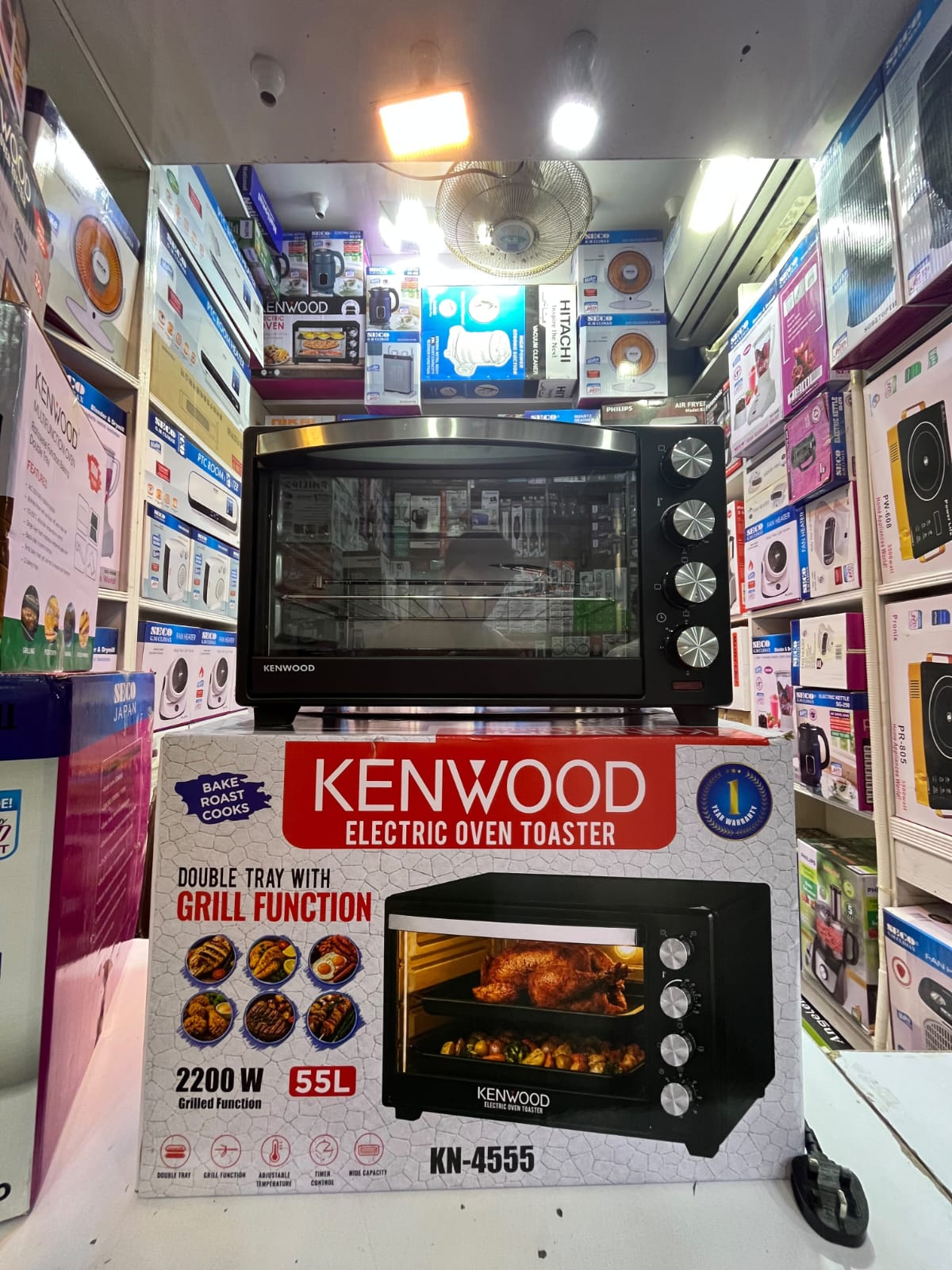 Kenwood KN-4555 55L electric oven toaster.