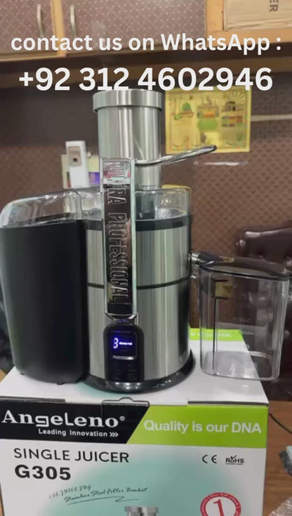 AngeLeno Single Juicer G305 | Fresh Juice Made Easy