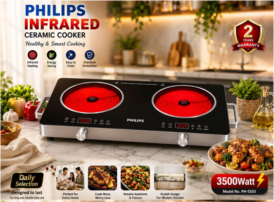 Philips Dual burner Electric hot plate 