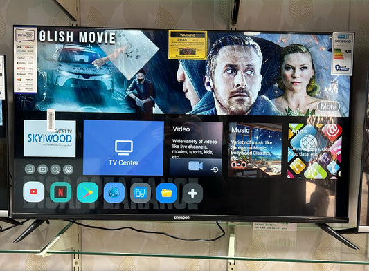 Imported 40 Inch 4K QLED Smart TV with Netflix, YouTube, Prime Video, Dolby Audio, Bluetooth, Wi-Fi, HDMI and USB 