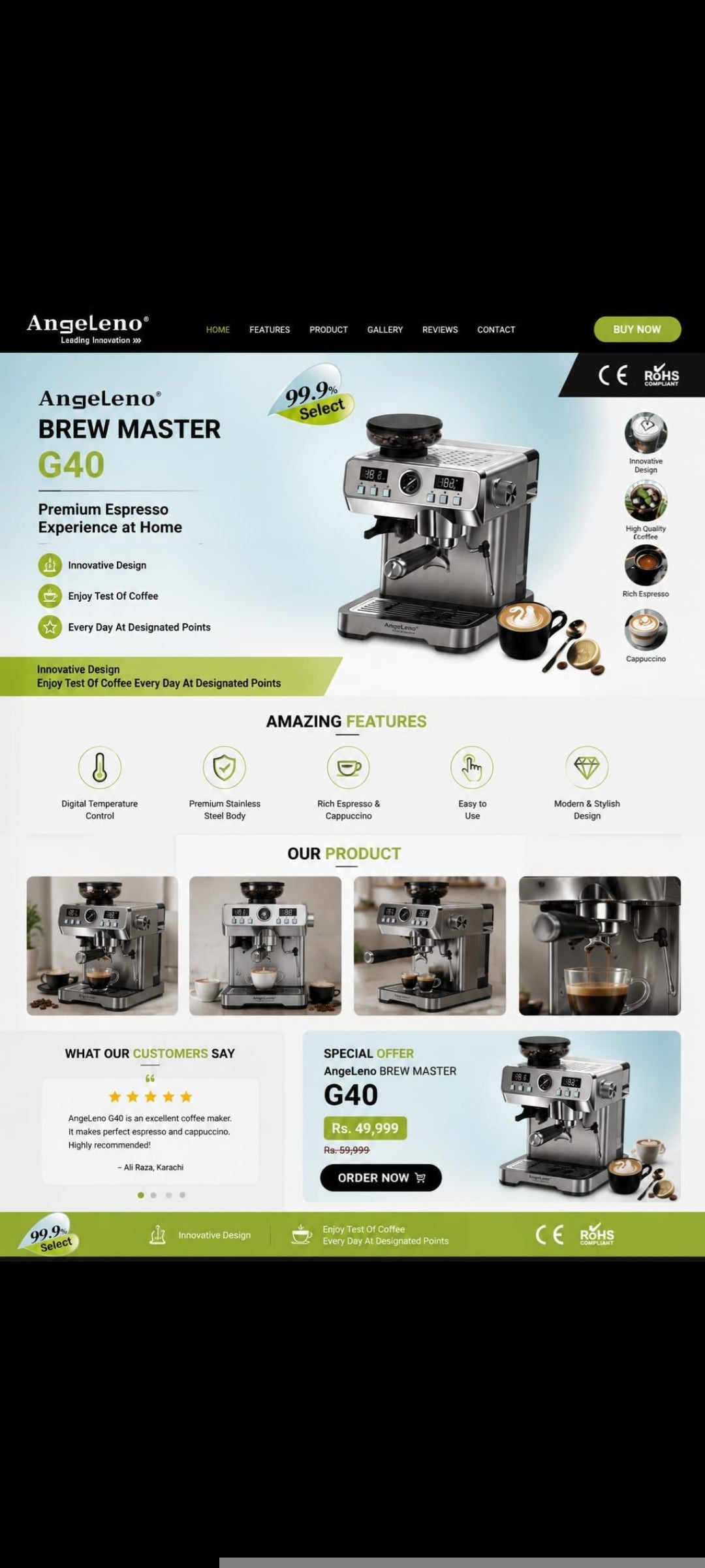 Angeleno coffee maker g40