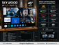 SKYWOOD 40 Inch 4K QLED Smart TV with Netflix, YouTube, Prime Video, Dolby Audio, Bluetooth, Wi-Fi, HDMI and USB – Original Appliances Pakistan