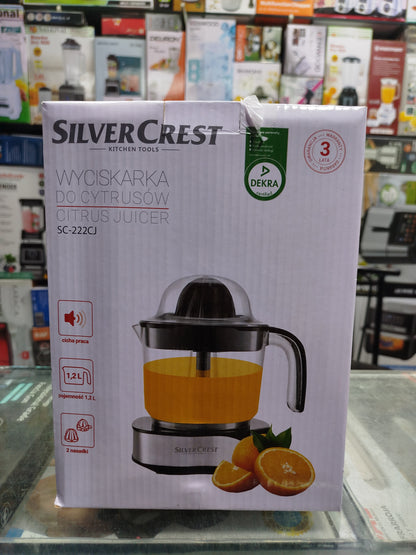 SilverCrest SC-222CJ 1.2L Electric Citrus Juicer | Orange & Lemon Juicer