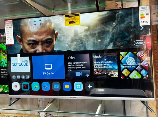 Imported 43 Inch 4K QLED Smart TV with Netflix, YouTube, Prime Video, Dolby Audio, Bluetooth and Wi-Fi 
