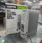 Geepas GRH91011P 11 Fin Portable Oil Filled Radiator Heater in White with Adjustable Thermostat and Castor Wheels