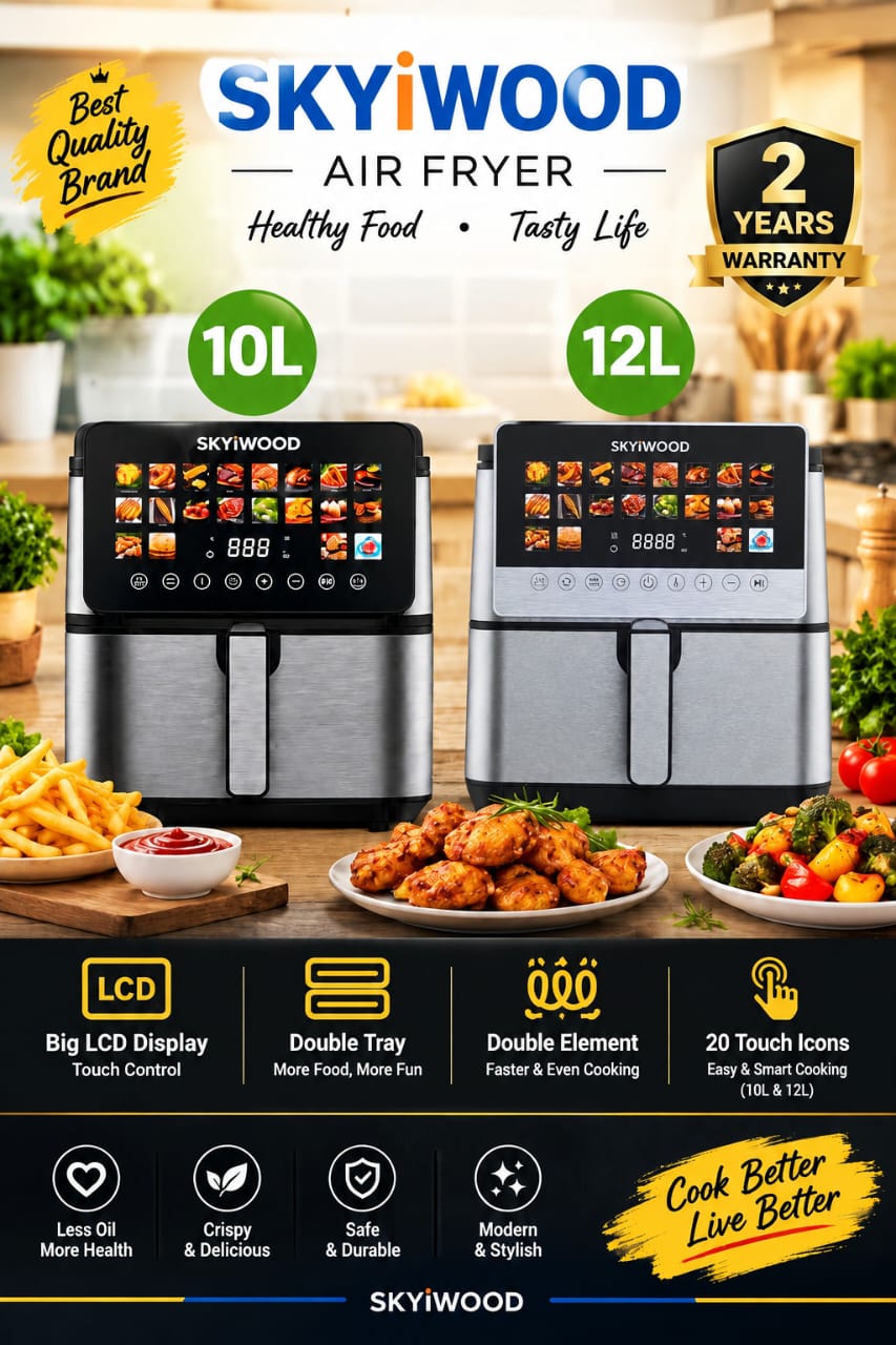 Imported double element Air fryer 