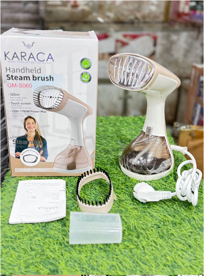 KARACA GM-S060 1780W handheld garment steamer with 320ML water tank and steam brush