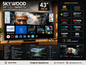 SKYWOOD 43 Inch 4K QLED Smart TV with Netflix, YouTube, Prime Video, Dolby Audio, Bluetooth and Wi-Fi – Original Appliances Pakistan