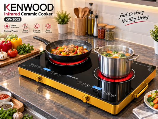 Kenwood Electric double hot plate infread cooker