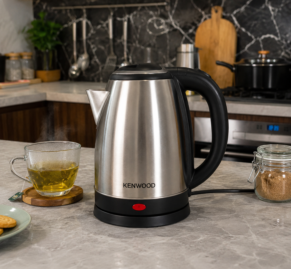 Kenwood stainless steel electric kettle for kitchen