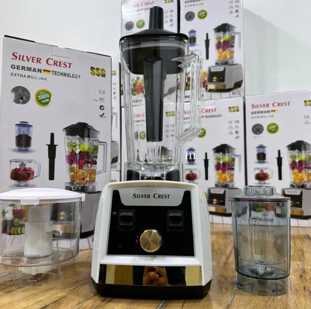 Original German Silver Crest 3 IN 1 Blender Grinder & Meat Chopper ZK-9091