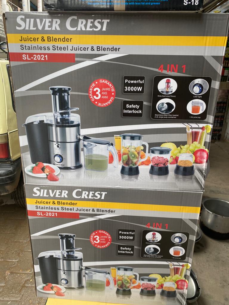 SilverCrest All In One Complete Food Factory Juicer, Blender, Grinder, Meat Chopper & Vegetable Cutters