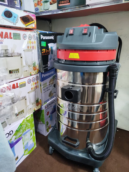 Heavy Duty Imported Vacuum Cleaner 80L 2000W Stainless Steel