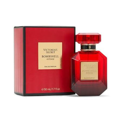 Victoria's Secret Bombshell Intense Eau De Parfum for women with cherry red peony and vanilla fragrance notes