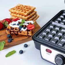 Electric Waffle Maker with Adjustable Temperature Control